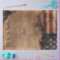 Decoupage We The People Constitution Flag 
