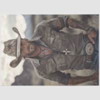 Decoupage Western Cowboy Christian Rancher