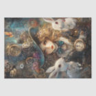Decoupage Whimsical Alice Wonderland Rabbits