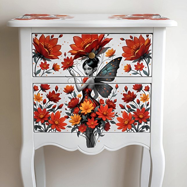 Decoupage Whimsical Flower Fairy Seidenpapier Tissue Paper (Creator Uploaded)