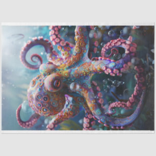 Decoupage Whimsical Octopus Photography Tissue Paper