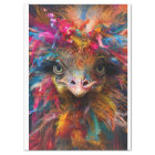 Decoupage Whimsical Ostrich Wackadoodle RHDesigns 