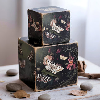 Decoupage Woodland Moth Illustration Tissue Paper