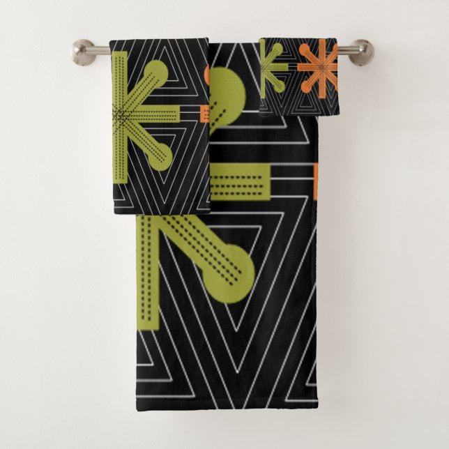 Découpe moderne de Starburst au milieu du siècle (En situation)