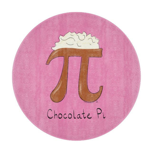 Découper Chocolat Pi Cute Math Pi Jour Pie Planche à découp (Devant)