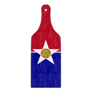 Découper Dallas, drapeau de la pagaie de la planche à décou