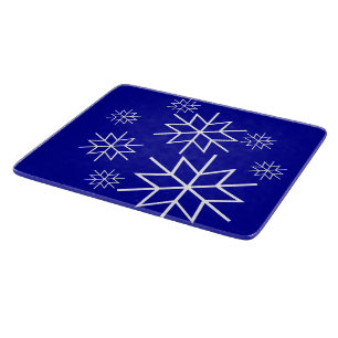 Découper Planche à neige blanche sur Blue