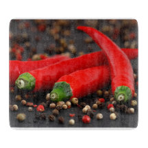 Planche de coupe à pepperoni