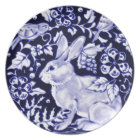 Dedham Blue Rabbit, Classic Blue & White Design