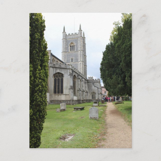 Dedham Church Postcard (Front)
