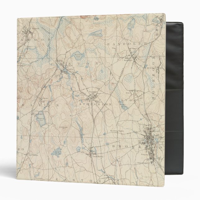 Dedham, Massachusetts Binder (Front/Inside)