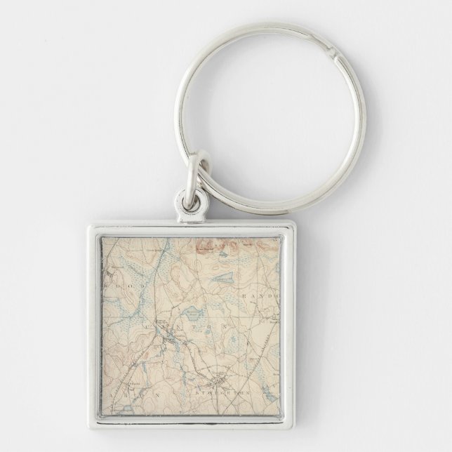 Dedham, Massachusetts Keychain (Front)