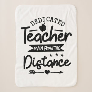 Dedicated Teacher Distance Sherpa Blanket