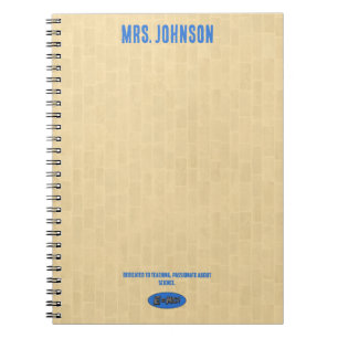 Dedicated To Teaching Passionate About Science Notebook