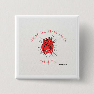 Dedication 2 Inch Square Button