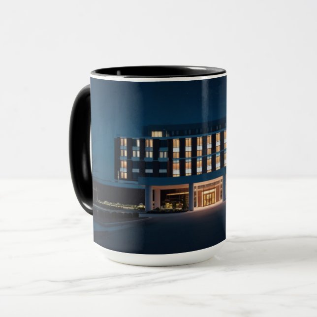 Dédication brillante : Hôpital de nuit Mug (Devant gauche)