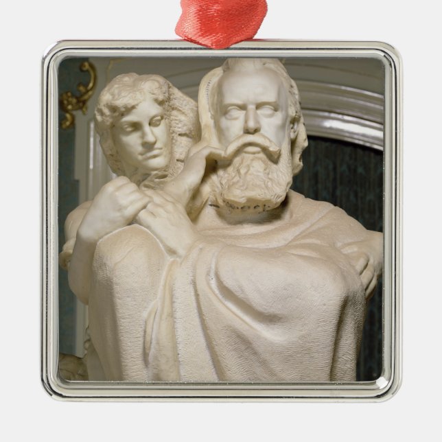Dedication to Brahms, 1909 Metal Ornament (Front)