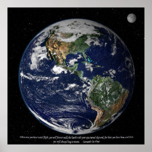 Dedication to the Columbia Astronauts Poster