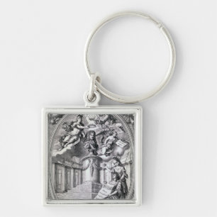 Dedicatory engraving to Gottfried Finger, 1688 Keychain
