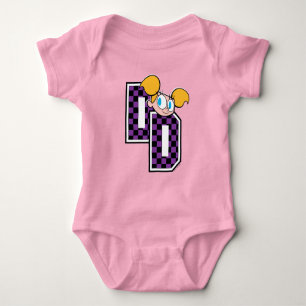 Dee Dee Athletic Letters Graphic Baby Bodysuit