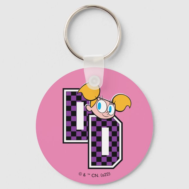 Dee Dee Athletic Letters Graphic Keychain (Front)