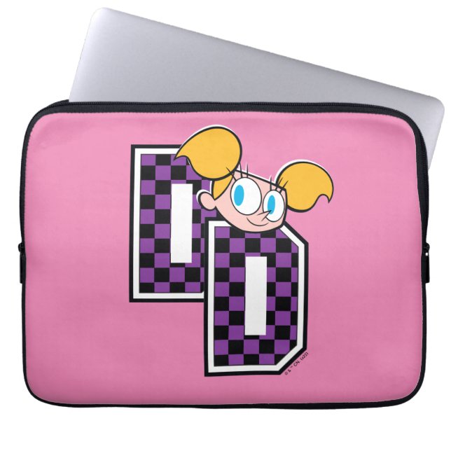 Dee Dee Athletic Letters Graphic Laptop Sleeve (Front)
