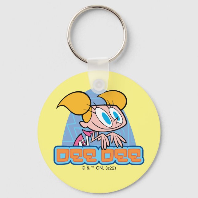 Dee Dee Character Name Graphic Keychain (Front)