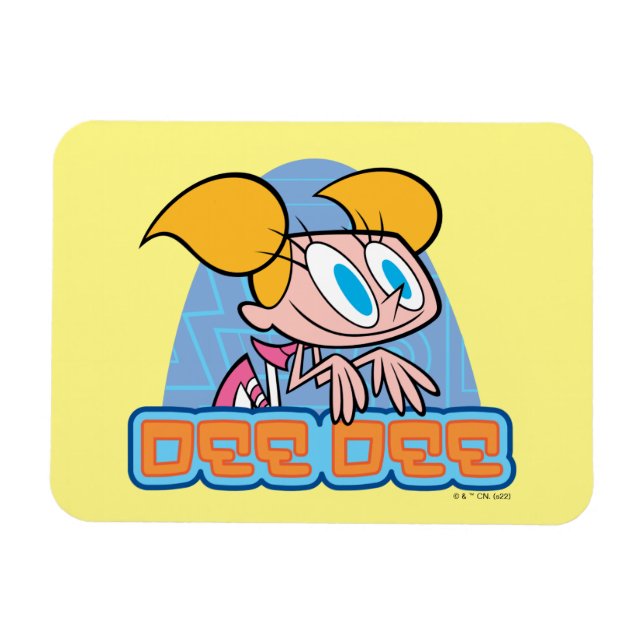 Dee Dee Character Name Graphic Magnet (Horizontal)