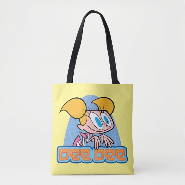 Dee Dee Character Name Graphic Tote Bag (Front)