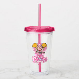 Dee Dee - I Love Unicorns Acrylic Tumbler