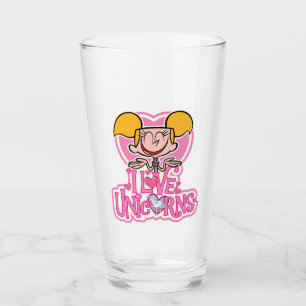 Dee Dee - I Love Unicorns Glass