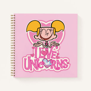 Dee Dee - I Love Unicorns Notebook