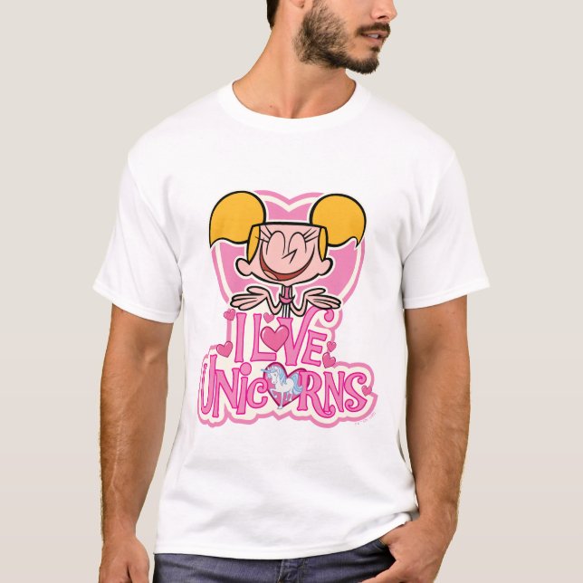 Dee Dee - I Love Unicorns T-Shirt (Front)