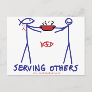 Deed Doer & Anita Deed Serving Others Postcard