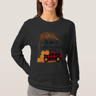 Deedee S Little Pumpkins Red Truck Autumn Art T-Shirt