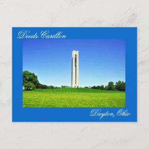 Deeds Carillon, Dayton, Ohio, U.S.A. Postcard