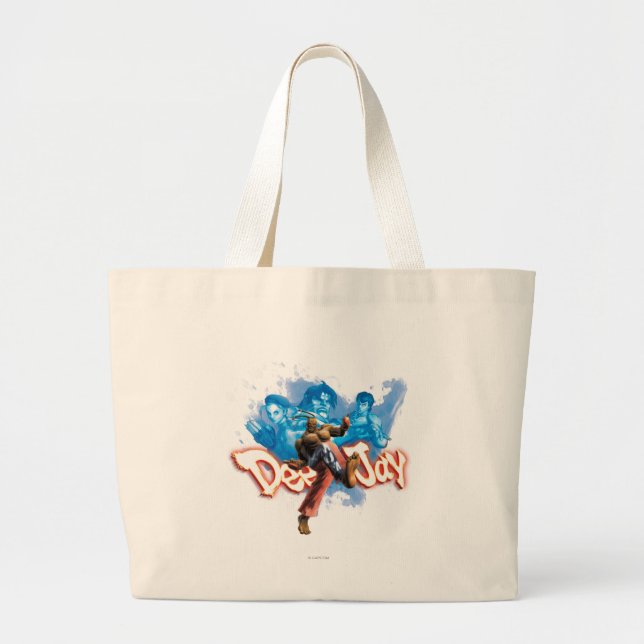 DeeJay 2 Large Tote Bag (Front)