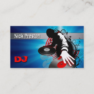 DeeJay   DJ Mix Funky Beats Business Card