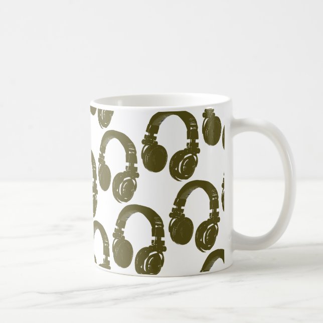 deejays headphone coffee mug (Right)