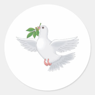 Deena Dove Classic Round Sticker