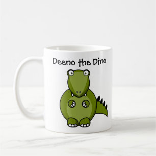 Deeno the Dino Custom Cartoon Children's Mug