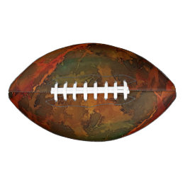 Deep Autumn Rich Earthy Abstract Fall Football