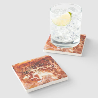 Deep Autumn Set In Stone  Stone Coaster