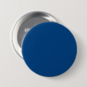Deep Azure Blue 004080 Colour - Add a Name Option 3 Inch Round Button