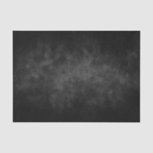 Deep black cloudy night sky faint stars decoupage tissue paper