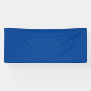Deep Blue #004095, Cool Blue Vinyl Banner