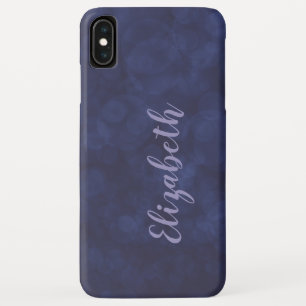 Deep Blue Bokeh Coque-Mate iPhone XS Max Coque
