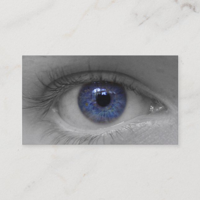 deep blue eye buissnes card (Front)