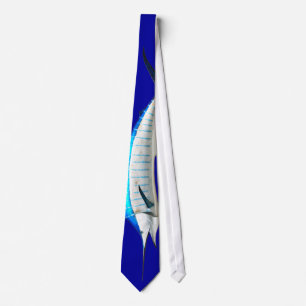 Deep Blue Marlin Tie