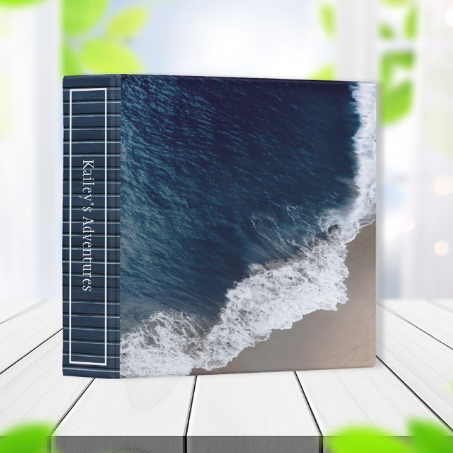 Deep Blue Ocean Waves Binder (Creator Uploaded)